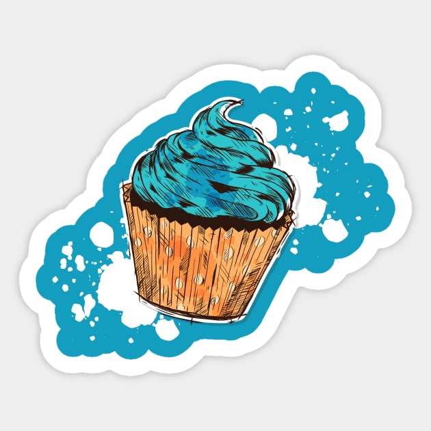 Cupcake Sticker by LR_Collections